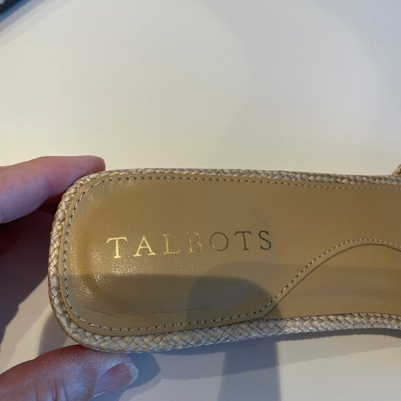 Talbots womens Rafia slides - Picture 2 of 5